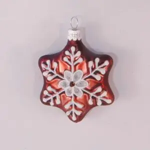 Forma hvězda s vločkou 33249319 / vzor