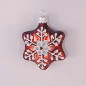 Forma hvězda s vločkou 33249319 / vzor