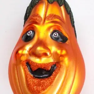 Ozdoba oranžová matná forma Halloween